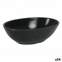Snack bowl La Mediterránea Melamine Anthracite gray (24 Units)