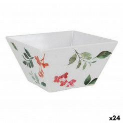 Snack bowl La Mediterránea Petunia Melamine Gloss 13 x 13 x 7 cm (24 Units)