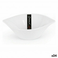 Snack bowl Pica-pica gourmet White 15 x 11.5 x 4.2 cm (24 Units)