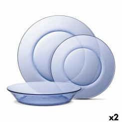 Набор посуды Duralex Lys Blue 12 шт., детали (2 шт.)