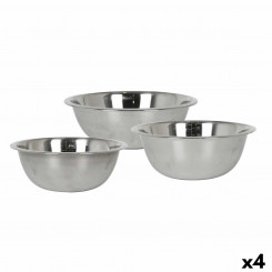 Set of bowls Quttin 3 Pieces, parts Metal 28 cm (3 Pieces, parts) (4 Units)
