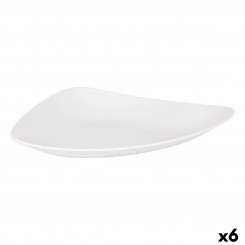 Плоская тарелка Inde Vedone, белый фарфор, 31 x 25 x 4 см (6 шт.)