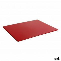 Snack tray Viejo Valle Bayahibe Melamine Red 32.5 x 26.5 x 0.5 cm (4 Units)