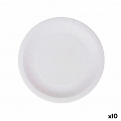 Набор тарелок Algon Disposable White Cardboard 20 см (10 шт.)
