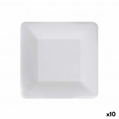 Набор тарелок Algon Disposable White Cardboard Square 18 см (10 шт.)