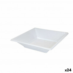 Набор многоразовых тарелок Algon White Plastic (24 шт.)