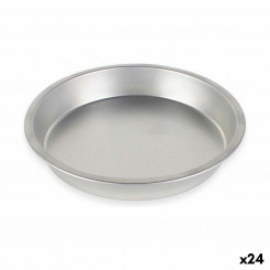 Baking plate Quttin Carbon steel 22 x 3.5 cm (24 Units)