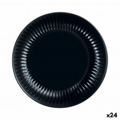 Тарелка десертная Luminarc Cottage Black Glass 19 см (24 шт.)