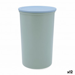 Jar Quid Inspira With Lid 1 L Green Plastic (12 Units)
