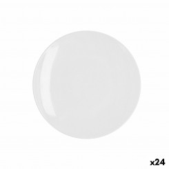 Тарелка десертная Quid Select Basic Белая Пластик 20 см (24 шт.)