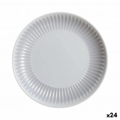 Dessert plate Luminarc Cottage Gray Glass 19 cm (24 Units)
