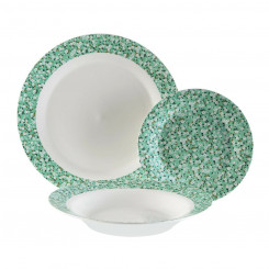 Dish Set Versa Bellis Kwiaty 18 Pieces, parts Porcelain