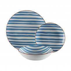 Набор посуды Versa Venecia 18 предметов, детали Синий фарфор