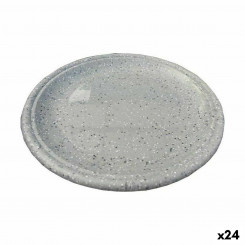 Serving platter Dem Inside Plastic Round Ø 33 x 1.5 cm (24 Units)
