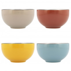 Bowl Quid Frappe Colorado Ceramic Multicolor (510 ml) (Pack 6x)