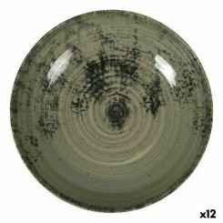 Duboki Tanjur La Mediterránea Aspe Green Ø 22.7 x 5 cm (12 Units)