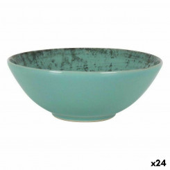 Bowl La Mediterránea Aspe Turquoise blue Ø 16.3 x 6.1 cm (24 Units)