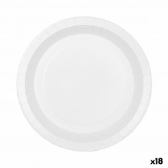 Набор тарелок Algon Disposable Cardon White 20 шт., детали 17 см (18 шт.)