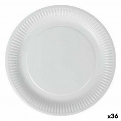 Набор тарелок Algon Disposable Cardboard White 25 шт., детали 18 см (36 шт.)