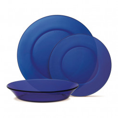 Посуда столовая Duralex Lys Glass Темно-синий 12 шт, детали