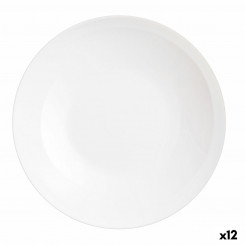 Plate Luminarc Friends Time Multipurpose White Glass Ø 26 cm