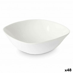 Bowl White 15 x 5 x 15 cm (48 Units) Square