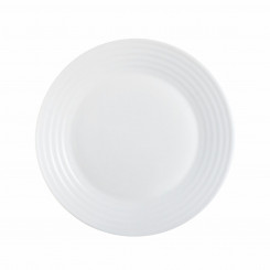 Dessert plate Luminarc Harena White Glass (Ø 19 cm)