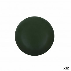 Плоская тарелка Alfares Темно-зеленая ø 33 x 2 см Матовая (12 шт.)