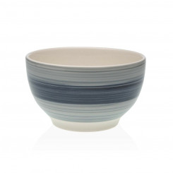 Bowl Versa Leanne Blue Ceramic 14 x 8.3 x 14 cm