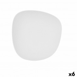 Duboki Tanjur Bidasoa Fosil White Ceramic Square 21.9 x 21.7 x 4.8 cm (6 Units)