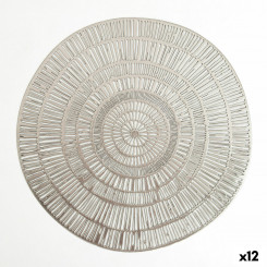 Столовый коврик Quid Habitat Spiral Silver 38 см (упаковка 12 шт.)