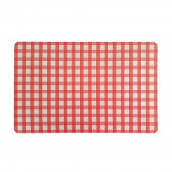 Table mat Versa Vichy Red polypropylene 43 x 28 cm