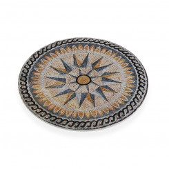 Table mat Round Mosaic Cork Ceramic (20 x 20 cm)