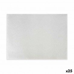 Table mat set Algon Disposable White 60 Pieces, parts 30 x 40 cm (25 Units)