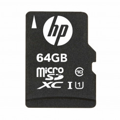 Micro SD mälukaart koos adapteriga HP SDU64GBXC10HP-EF 64GB