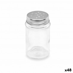 Salt and pepper shaker Transparent Glass 5 x 8.5 x 5 cm (48 Units) Round