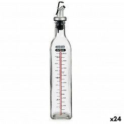 Boca za Ulje Transparent Glass 500 ml (24 Units) Measure