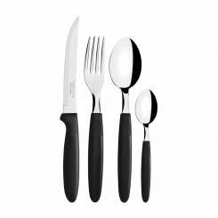 Cutlery Tramontina Ipanema Black Stainless steel 25 Pieces