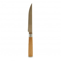 Кухонный нож Коричневый Серебристый Бамбук Нержавеющая сталь 2 x 24 x 2 см