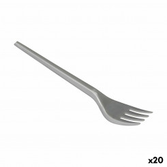Set of reusable forks Algon 100 Pieces, parts 16.5 cm (20 Units)