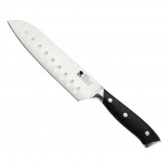 Santoku Knife Masterpro BGMP-4301 Black Wood Stainless steel (17.5 cm) 17.5 cm