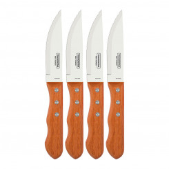 Set of meat knives Tramontina Dynamic 25 cm Jumbo Wood Stainless steel 4 Units