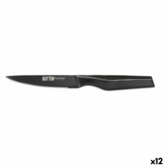 Meat knife Quttin Black edition 11 cm 1.8 mm (12 Units)