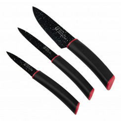 Set of knives San Ignacio Keops Marble SG-4136 Black Stainless steel 3 Pieces, parts