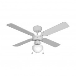 Ceiling Fan with Light EDM Caribe White 50 W