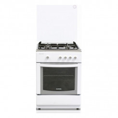 Gas Cooker Haeger GC-SW6.003C Stainless steel White (61 L)