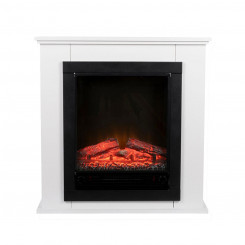 Wall Decorative Electric Fireplace Classic Fire Geneva Black/White 1800 W