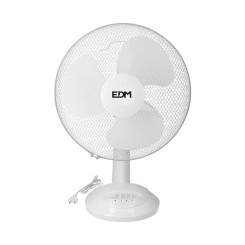 Настольный вентилятор EDM Белый 35 Вт Ø 30 x 48 см