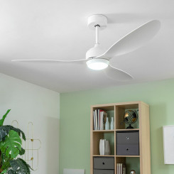 Потолочный вентилятор со светодиодной подсветкой и 3 лопастями из АБС-пластика Flaled InnovaGoods White 36 Вт
