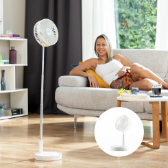 Folding three-in-one rechargeable fan Fandle InnovaGoods Ø7.7'' 7200 mAh